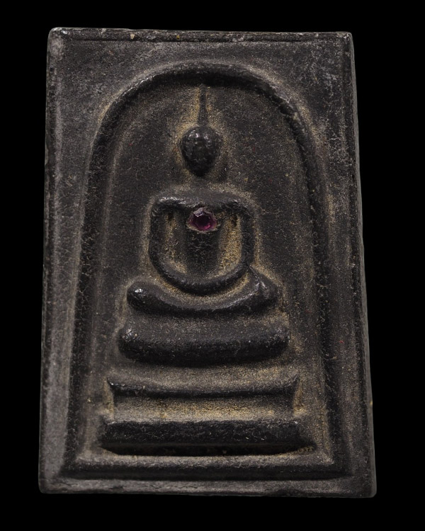 พระสมเด็จพระสมเด็จเงินเหลือ พ.ศ.2520 วัดพรหมรังษี กรุงเทพฯ หลวงปู่โต๊ะ วัดประดู่ฉิมพลี พิธีใหญ่  องค - 2