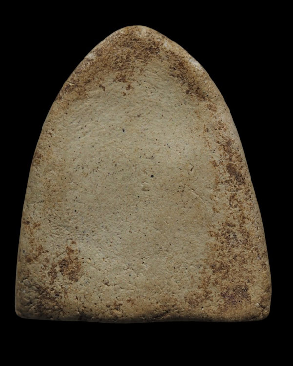 พระเนื้อผงพิมพ์หลวงพ่อโต บางกระทิง  เนื้อผงสภาผ่านการใช้ เก่าไม่ทราบที่ เก่าที่ค้นดูหลวงพ่อโต เนื้อผ - 3