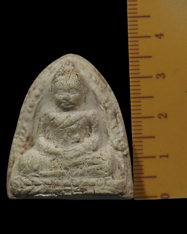 พระเนื้อผงพิมพ์หลวงพ่อโต บางกระทิง  เนื้อผงสภาผ่านการใช้ เก่าไม่ทราบที่ เก่าที่ค้นดูหลวงพ่อโต เนื้อผ - 5