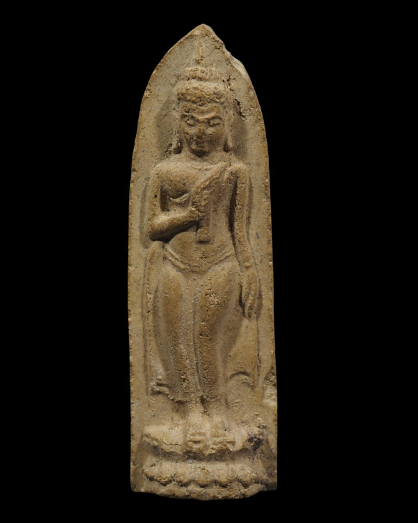 พระลีลาประทานพร หลวงปู่เหรียญ วัดหนองบัว กาญจนบุรี สร้างปี 2497  หลวงปู่เหรียญ ท่านเป็นเจ้าอาวาสวัดศ - 2