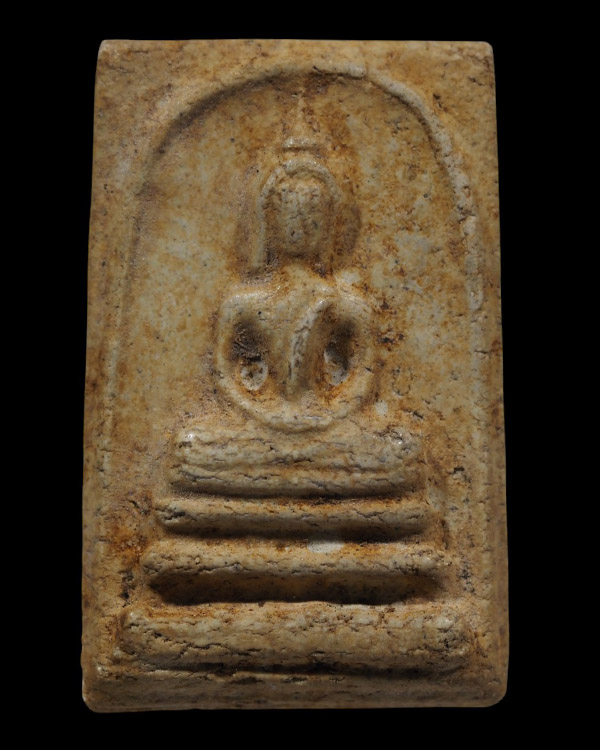 พระสมเด็จพิมพ์ประประธาน พิมพ์ใหญ่ เนื้อผงเก่ามีอายุ  ไม่ทราบที่ - 2