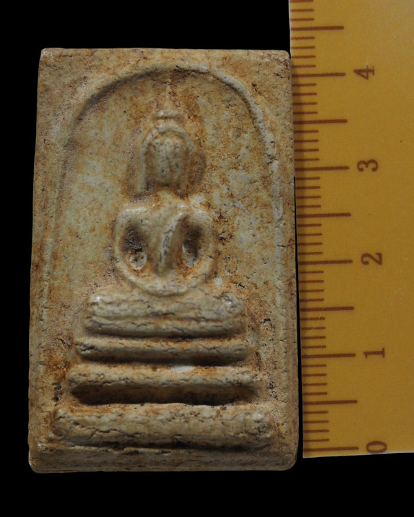 พระสมเด็จพิมพ์ประประธาน พิมพ์ใหญ่ เนื้อผงเก่ามีอายุ  ไม่ทราบที่ - 4