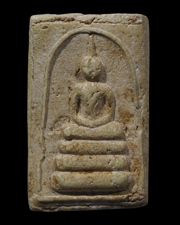 พระสมเด็จพิมพ์ใหญ่ ฐานหมอน 3 ชั้น พระเก่ามีอายุ สภาพผ่านการใช้ เนื้อจัดสวย ไม่ทราบที่ - 5