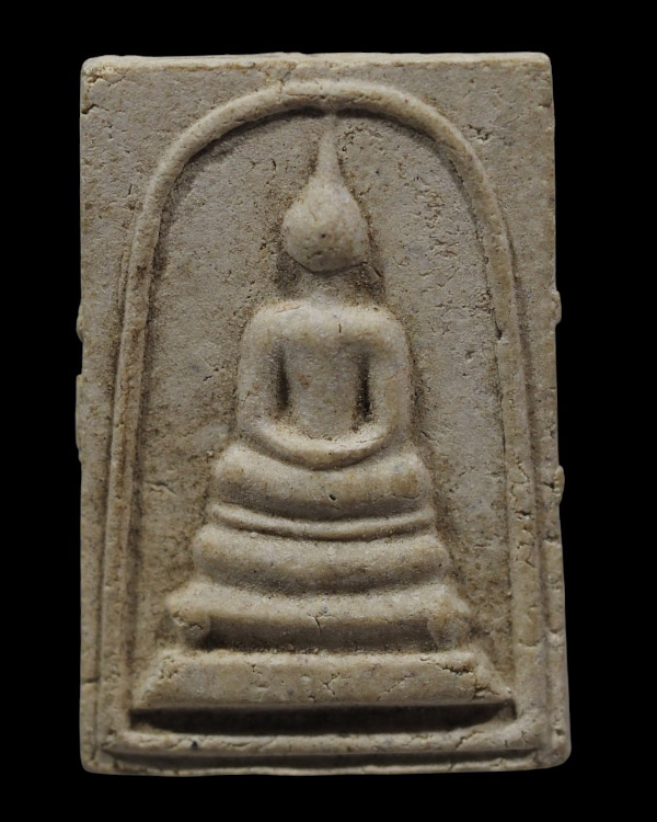 พระสมเด็จพิมพ์ใหญ่ ร.9 วัดมหาธาตุ ปี2508 จ.เพชรบุรี ปลุกเสกพิธิเล็กสุดยอดมวลสาร ลพ.แดง,ลพ.ทบ,ลพ.เงิน - 2