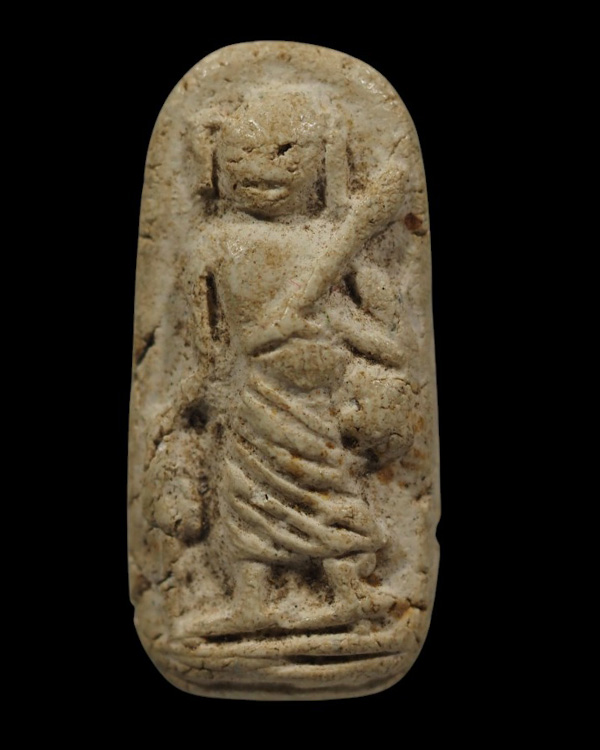 พระสีวลี พิมพ์เล็ก พระสวย เนื้อดี ไม่ทราบที่ เก่ามีอายุ สภาพสวย - 2