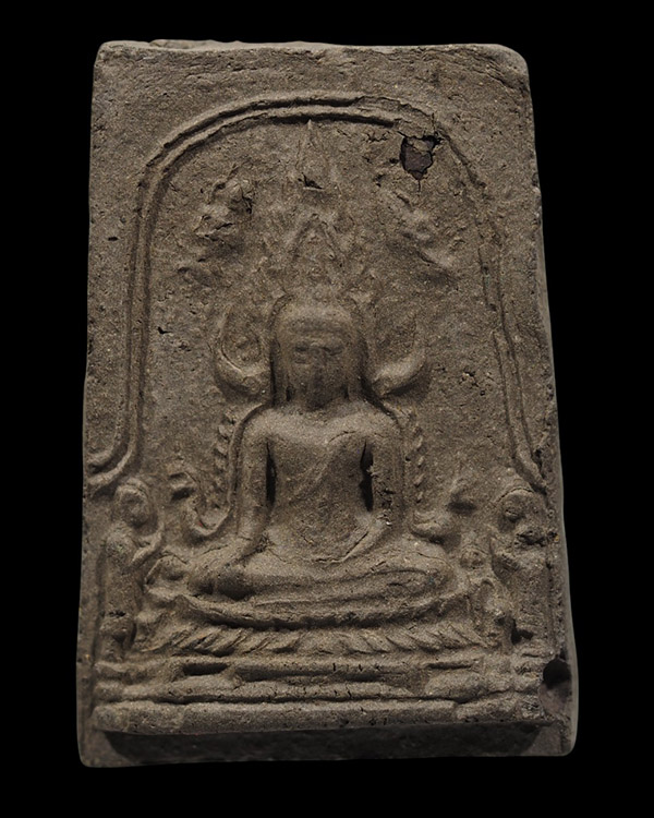 พระพุทธชินราชวัดหนองหม้อแกง อ.พรหมพิราม จ.พิษณุโลก เนื้อผงพุทธคุณ ร่วมพิธีจักรพรรดิ์ ปี 2515 เก่าสวย - 2