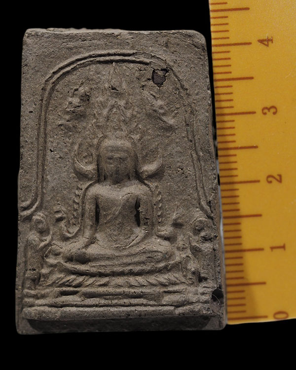 พระพุทธชินราชวัดหนองหม้อแกง อ.พรหมพิราม จ.พิษณุโลก เนื้อผงพุทธคุณ ร่วมพิธีจักรพรรดิ์ ปี 2515 เก่าสวย - 4