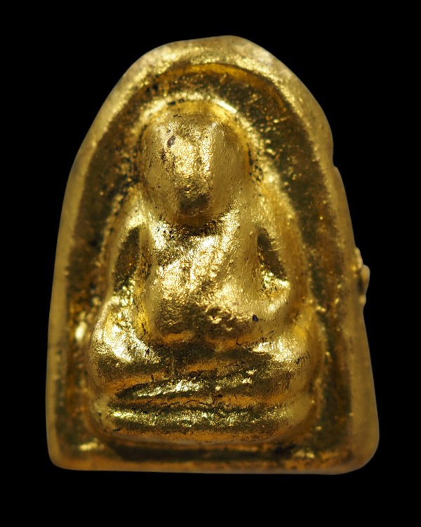 พระสังกัจจายน์ เนื้อผงน้ำมัน ลงรักปิดทอง(หายากยาก) หลังยันต์ใบพัด หลวงปู่ธูป วัดแค นางเลิ้ง ยุดต้น ป - 5