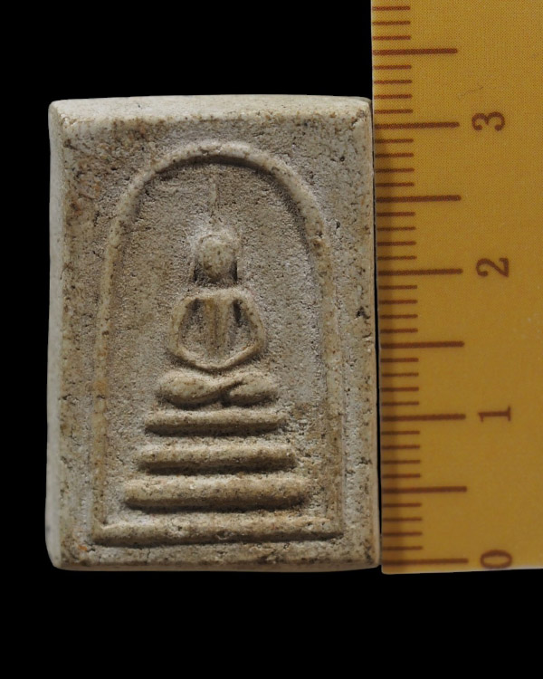 พระสมเด็จพิมพ์เทวดา อกร่องหูบายศรี พิมพ์เล็ก หลวงปู่นาค วัดระฆังโฆสิตาราม กรุงเทพฯ มวลสารผสมผงเก่า ส - 4