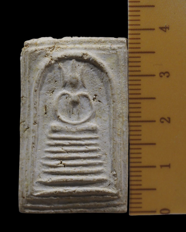 พระสมเด็จพิมพ์วัดเกศไชโย  เนื้อผงพุทธคุณ  พระเก่า เนื้อสวย ไม่ทราบที่  องค์นี้  ตอนเช่ามาดูเป็นวัดปร - 4