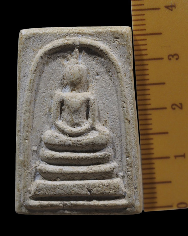 พระสมเด็จกรรมฐาน พิมพ์เกศบัวตูม  หลวงปู่ดู่ วัดสะแก จ.พระนครศรีอยุธยา ประมาณยุค ปี 2527 เนื้อผงพุทธค - 4