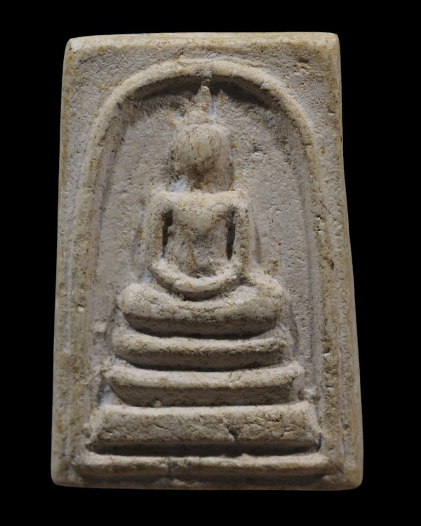 พระสมเด็จกรรมฐาน พิมพ์เกศบัวตูม  หลวงปู่ดู่ วัดสะแก จ.พระนครศรีอยุธยา ประมาณยุค ปี 2527 เนื้อผงพุทธค - 5