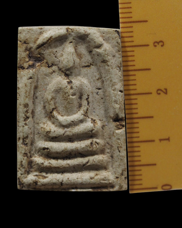 พระสมเด็จพิมพ์ฐาน 3 ชั้น เนื้อผงวัดระฆังล้วน ปลุกเสกพิธีอินโดจีน วัดสุทัศน์ หลวงพ่อสุพจน์ ปี ๒๔๘๔    - 4