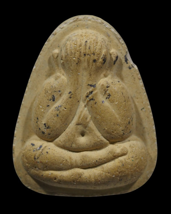 พระปิดตาพิมพ์ใหญ่ หลังยันต์ หลวงปู่หลิว วัดไร่แตงทอง นครปฐม เสาร์ 5 เมตตามหาลาภ ปี 2536  หลวงปู่หลิว - 5