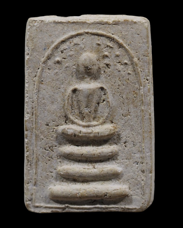 พระสมเด็จปรกโพธิ์ พิมพ์นิยม ผสมผงเก่าบางขุนพรหม อาจารย์เชื้อ วัดสะพานสูง กรุงเทพฯ ปี ๒๕๐๗ ชุดพิเศษ อ - 2