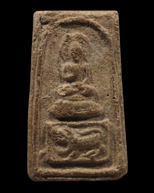 พระสมเด็จพิมพ์ประทับสิงห์  พิมพ์ใหญ่โบราณ พระเก่า ไม่ทราบที่ - 2