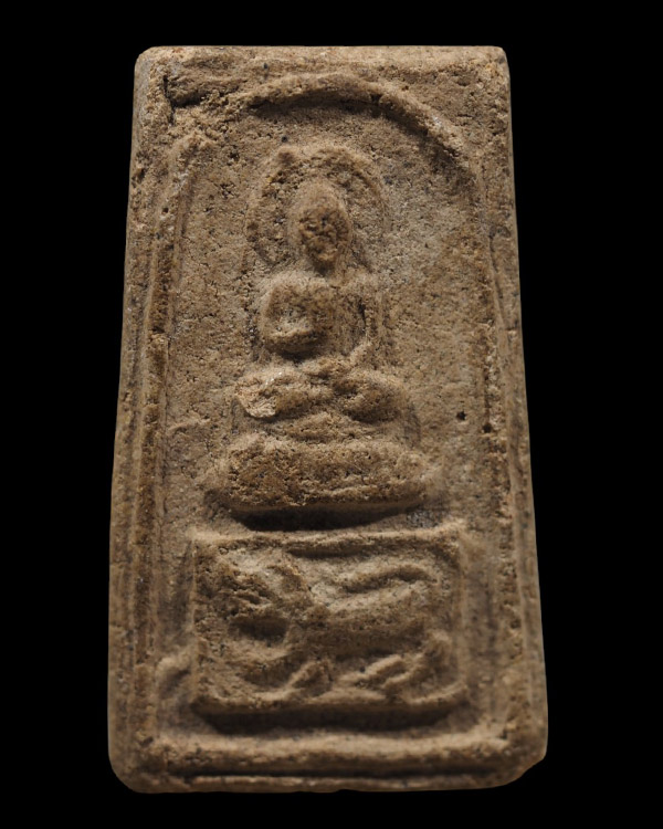 พระสมเด็จพิมพ์ประทับสิงห์  พิมพ์ใหญ่โบราณ พระเก่า ไม่ทราบที่ - 5