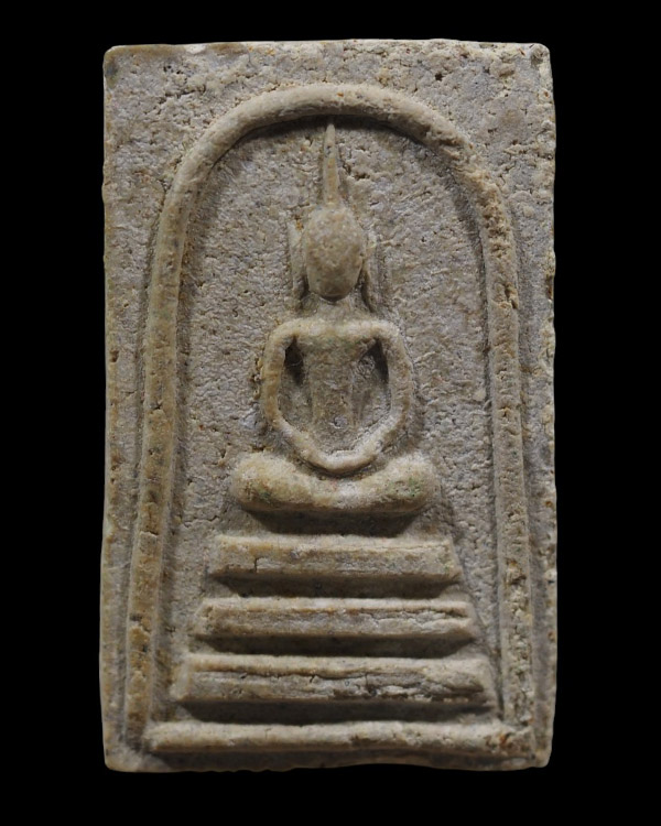 พระสมเด็จ พิมพ์ใหญ่ ยันต์เล็ก(นิยม) หลวงพ่อแสวง วัดสว่างภพ จ.ปทุมธานี สมเด็จรุ่นแรก ปี 2497  หลวงพ่อ - 2