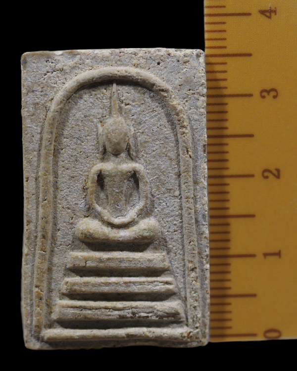 พระสมเด็จ พิมพ์ใหญ่ ยันต์เล็ก(นิยม) หลวงพ่อแสวง วัดสว่างภพ จ.ปทุมธานี สมเด็จรุ่นแรก ปี 2497  หลวงพ่อ - 4