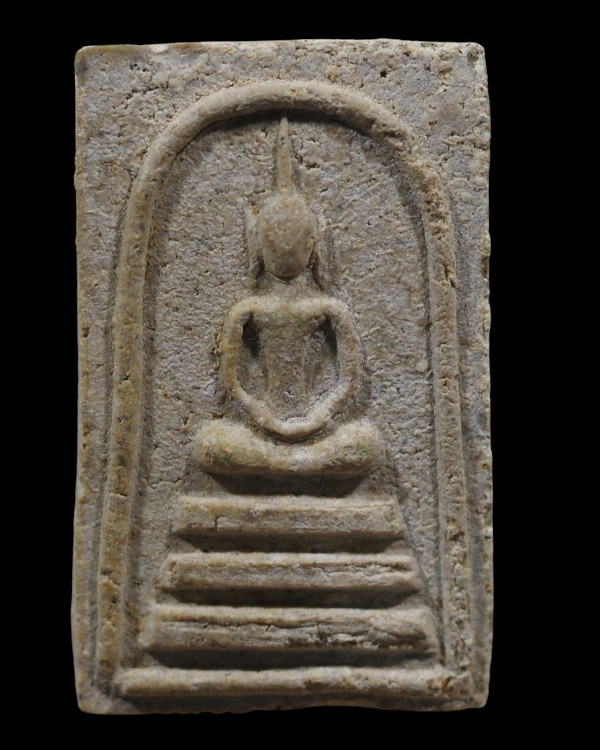 พระสมเด็จ พิมพ์ใหญ่ ยันต์เล็ก(นิยม) หลวงพ่อแสวง วัดสว่างภพ จ.ปทุมธานี สมเด็จรุ่นแรก ปี 2497  หลวงพ่อ - 5