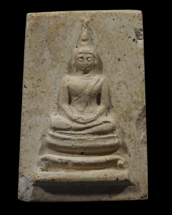 พระสมเด็จพิมพ์พระประธาน พิมพ์ใหญ่ พระครูมูล พิมพ์มีหน้าตา วัดสุทัศน์ ปี ๒๔๙๕  องค์นี้พิมพ์ไม่มีซุ้ม  - 2