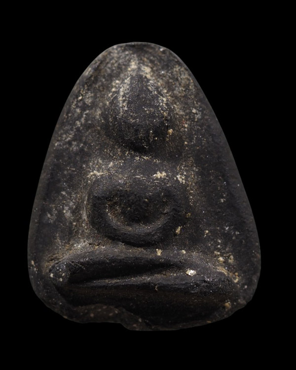 พระผงพิมพ์วัดพลับ เนื้อดำ วัดประสาทบุญญาวาส กรุงเทพฯ พิธีใหญ่ ปี ๒๕๐๖ มวลสารผสมผงวัดระฆัง และสมเด็จบ - 2