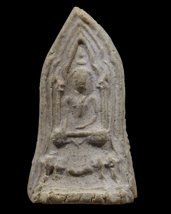 พระพิมพ์โคนสมอ ยุคแรก หลวงพ่อเต็ง (อาจารย์เต็ง) วัดดอนยอ จ.นครปฐม หลังขุนแผนออกศึก "เสาร์ ๕" เนื้อผง - 5