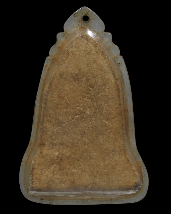 พระผงพิมพ์โคนสมอ หลวงพ่อพัว วัดพักตราราม จ.สมุทรสงคราม สร้างขึ้นในยุคแรก ปี ๒๔๘๓  พิมพ์นี้หายากครับ - 3