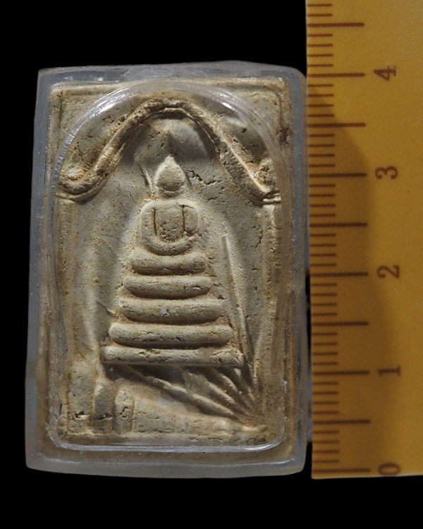 พระสมเด็จพิมพ์เจดีย์นอน หลวงปู่นาค วัดระฆังโฆสิตาราม กรุงเทพฯ ออกที่วัดละครทำ มวลสารผสมผงเก่า  หลวงป - 4