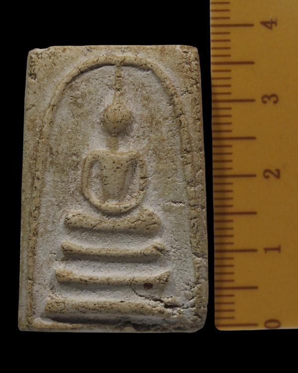 พระผงพิมพ์ฐาน 3 ชั้น วัดประสาทบุญญาวาส กรุงเทพฯ พิธีใหญ่ ปี ๒๕๐๖ มวลสารผสมผงวัดระฆัง และสมเด็จบางขุน - 4