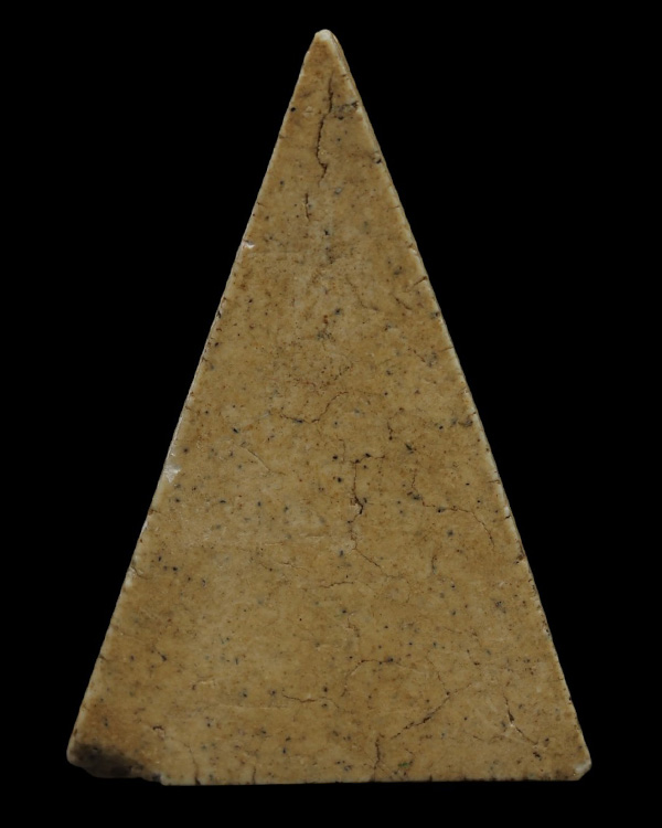 พระพิมพ์วัดสามปลื้มเศียรโล้น พิมพ์ใหญ่ เนื้อผงพระเก่าเนื้้อจัดๆ โซนผงเก่าวัดระฆัง น่าจะพระยุคราวปี - 3