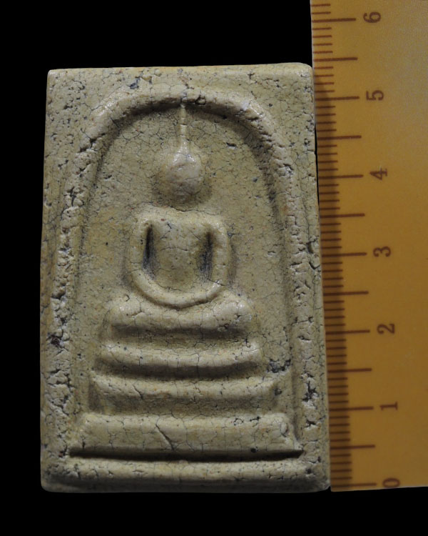 พระสมเด็จพิมพ์พระประธาน พิมพ์ใหญ่พิเศษ  หลวงปู่นาค วัดระฆังโฆสิตาราม กรุงเทพฯ มวลสารผสมผงเก่า สร้างป - 4