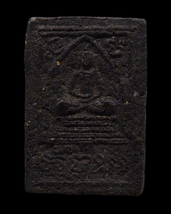 พระฝักไม้ดำ กรุบางระกำ เนื้อผง หลวงปู่แขก ปภาโส วัดสุนทรประดิษฐ์ จ.พิษณุโลก - 2