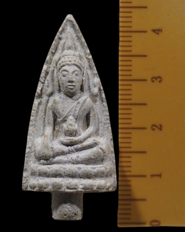 พระยอดธงเนื้อผง (หายาก) วัดเจ้าอาม ปี 2516 พิธีใหญ่ มวลสารผงพุทธคุณจากหลวงปู่โต๊ะ วัดประดู่ฉิมพลี    - 4