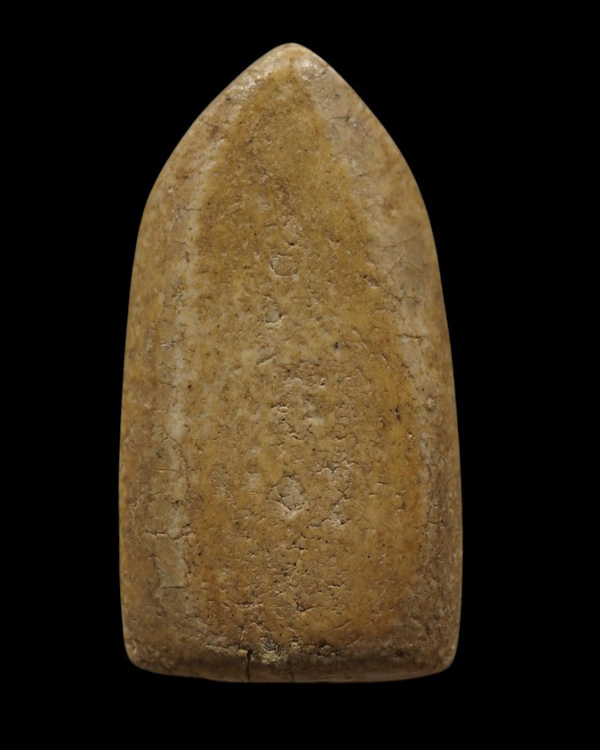 พระศิลาขาวเนื้อผง พิมพ์เล็ก หลวงพ่อเต๋ วัดสามง่าม พระศิลาขาวศักดิ์สิทธิ์ คู่แดนปฐมพุทธภูมิ หนึ่งในพร - 3