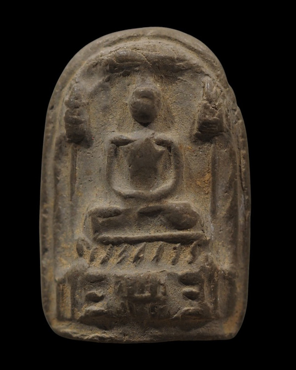 พระยอดขุนพลเนื้อดิน เนื้อดิน พิมพ์เล็ก พระเก่า ไม่ทราบที่   พิมพ์นี้มีเล่นหากันอยู่  2-3 ที่ เท่าที่ - 2