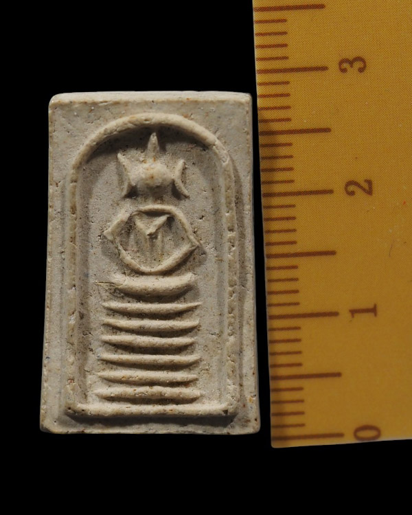 พระสมเด็จอกร่องหูบายศรี พิมพ์เล็ก หลวงพ่อแจ่ม วัดวังแดงเหนือ จ.พระนครศรีอยุธยา สร้างปี 2510 (ยุคแรก) - 4