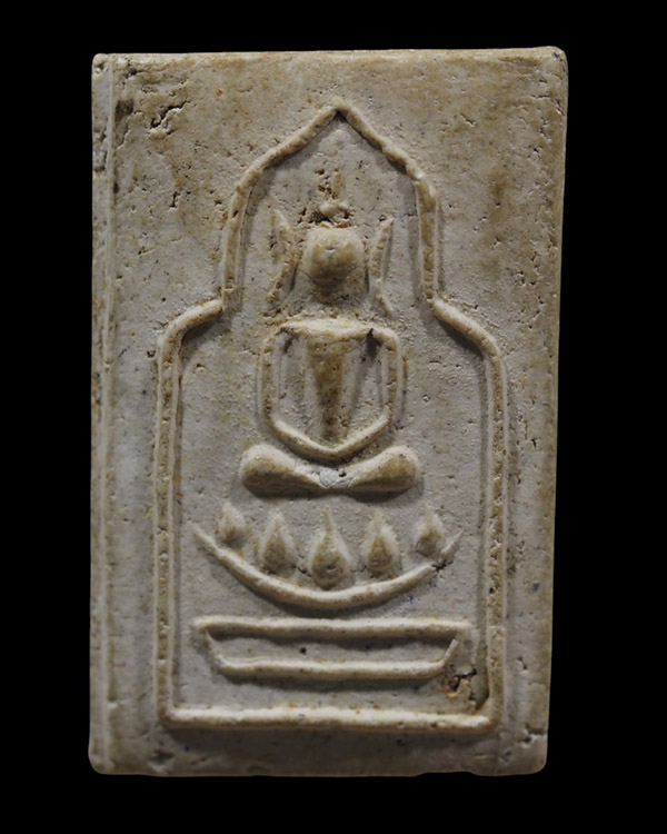 สมเด็จพิมพ์หูบายศรี ฐานบัว ซุ้มแหลม พิมพ์ใหญ่(หายาก)ยุคแรก หลวงปู่เลี่ยม วัดศรีเรืองบุญ นนทบุรี เป็น - 5