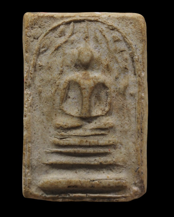 พระสมเด็จพิมพ์ปรกโพธิ์ ผสมผงเก่าบางขุนพรหม อาจารย์เชื้อ วัดสะพานสูง กรุงเทพฯ ปี ๒๕๐๗ ชุดพิเศษ อธิฐาน - 2