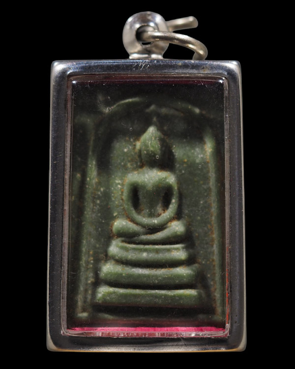 พระสมเด็จเนื้อหินสีเทพ  พิมพ์นิยม  หลังจารยันต์ หลวงพ่อน้อย วัดหนองโพ นครสวรรค์ ปี พ.ศ. ๒๕๑๖ - 5