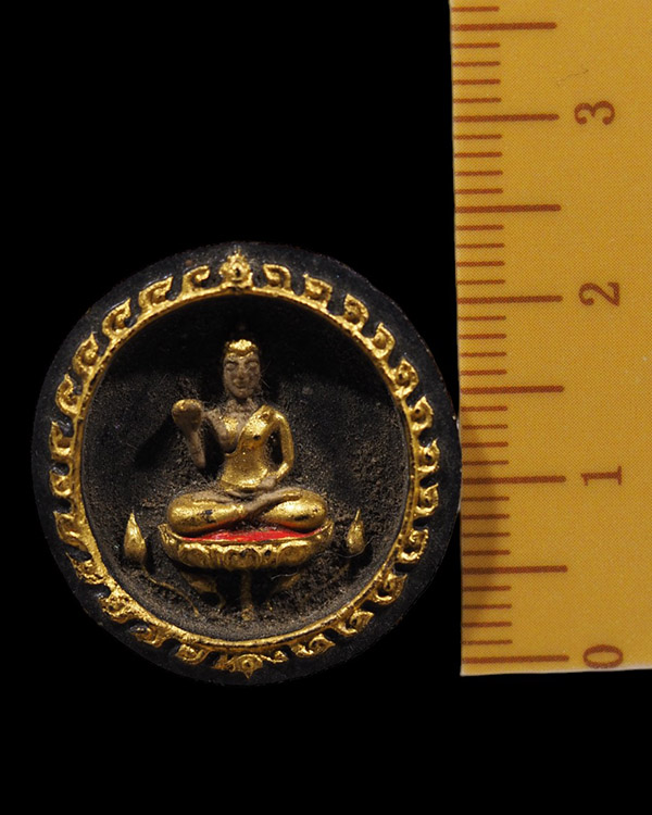 พระผงพระพุทธกวักมหามงคล เนื้อผงหลังยันต์ ลงรักปิดทองกรรมการ หลวงปู่มา วัดอุทยานนที (วัดสมถะ) อ.เมือ - 4