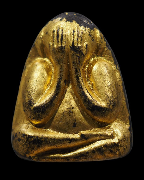 หลวงพ่อแก้วพระปิดตามหาเศรษฐี จัดสร้างและปลุกเสกโดยหลวงพ่อสีหมอก จุมภิโต วัดเขาตะโก ชลบุรี รุ่นไตรมาศ - 2