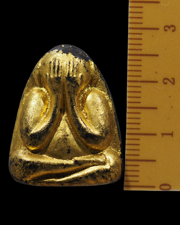 หลวงพ่อแก้วพระปิดตามหาเศรษฐี จัดสร้างและปลุกเสกโดยหลวงพ่อสีหมอก จุมภิโต วัดเขาตะโก ชลบุรี รุ่นไตรมาศ - 4