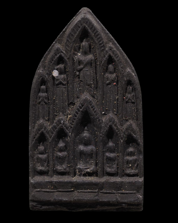 พระสิบทัศน์ เนื้อผงใบลาน หลวงพ่อแช่ม วัดดอนยายหอม รุ่นนี้จัดส่งให้งานทำบุญอายุหลวงพ่อเงิน หลวงพ่อเงิ - 5