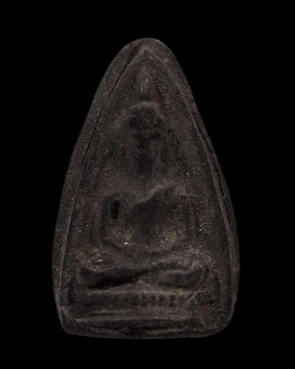 พระผงพิมพ์ชินราช พิมพ์เล็ก(เม็ดน้อยหน่า)  หลังยันต์ เนื้อผงใบลานหลวงพ่อกล้าย วัดหงส์รัตนาราม บางกอกใ - 2