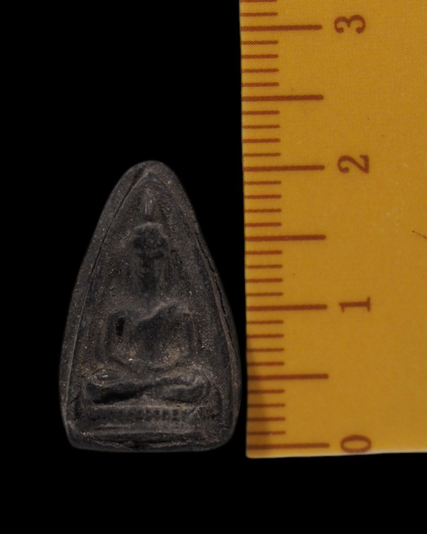 พระผงพิมพ์ชินราช พิมพ์เล็ก(เม็ดน้อยหน่า)  หลังยันต์ เนื้อผงใบลานหลวงพ่อกล้าย วัดหงส์รัตนาราม บางกอกใ - 4