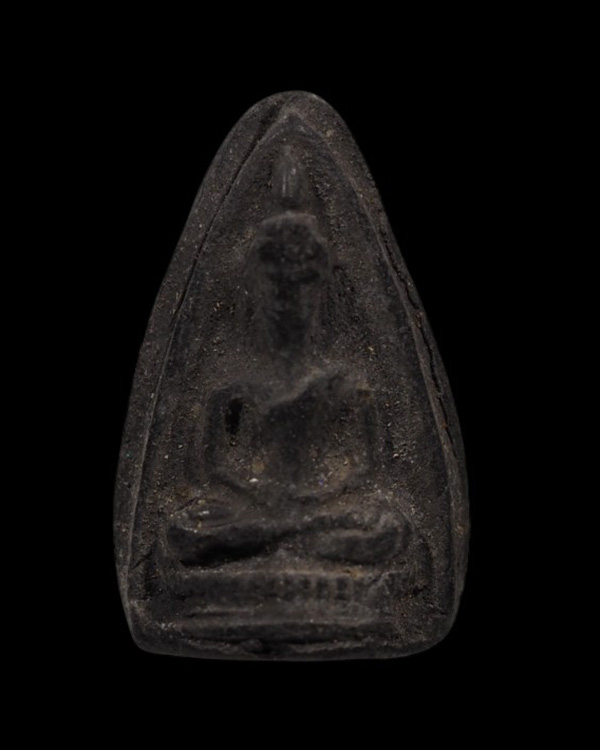 พระผงพิมพ์ชินราช พิมพ์เล็ก(เม็ดน้อยหน่า)  หลังยันต์ เนื้อผงใบลานหลวงพ่อกล้าย วัดหงส์รัตนาราม บางกอกใ - 5