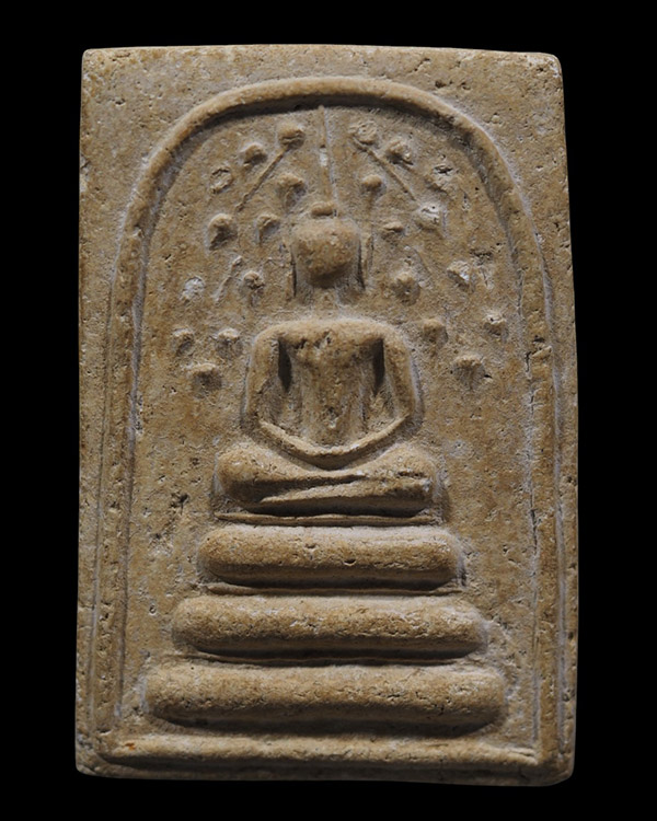 พระสมเด็จพิมพ์ปรกโพธิ์ พิมพ์นิยม (พิมพ์ใหญ่) หลวงปู่นาค วัดระฆังโฆสิตาราม กรุงเทพฯ มวลสารผสมผงเก่า ส - 5