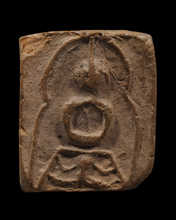 พระเนื้อดิน หลวงพ่อโต วัดโพธิ์ศรีเจริญ อ.ศรีประจันต์ สุพรรณบุรี สร้างประมาณปี 2485 เนื้อดินเก่าจัดสว - 2