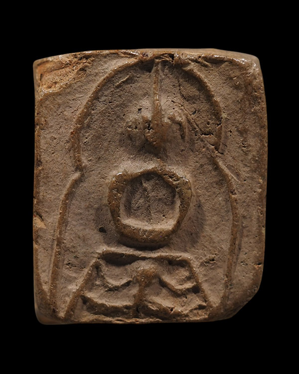 พระเนื้อดิน หลวงพ่อโต วัดโพธิ์ศรีเจริญ อ.ศรีประจันต์ สุพรรณบุรี สร้างประมาณปี 2485 เนื้อดินเก่าจัดสว - 5